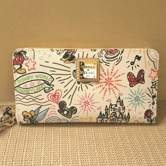Disney Sketch Wallet Nwt